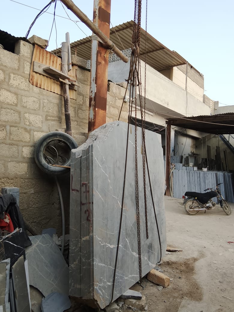 Grey Marble Block — Yard Lift