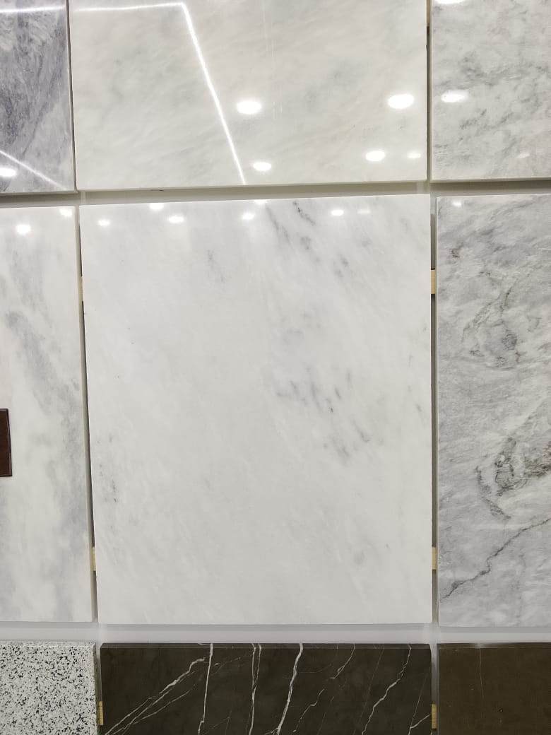 White Carrara & Statuario Tiles