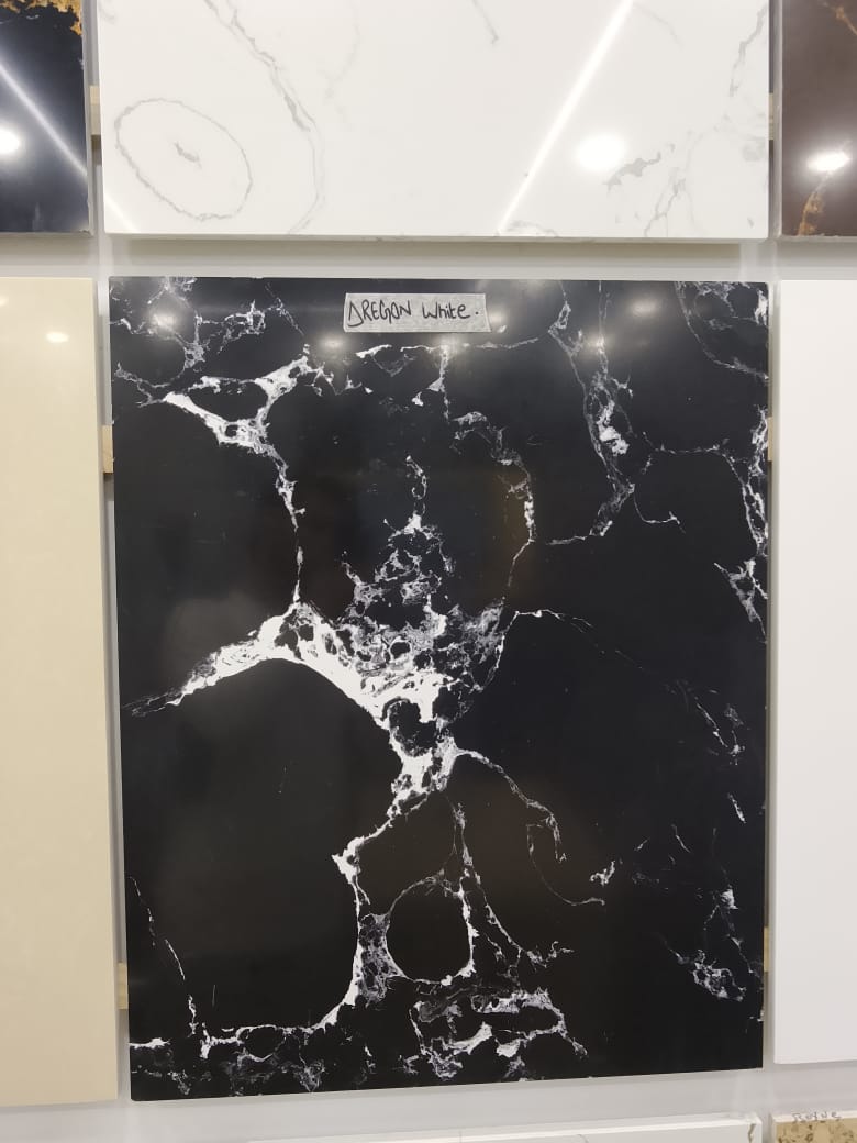 Aregon White marble slab